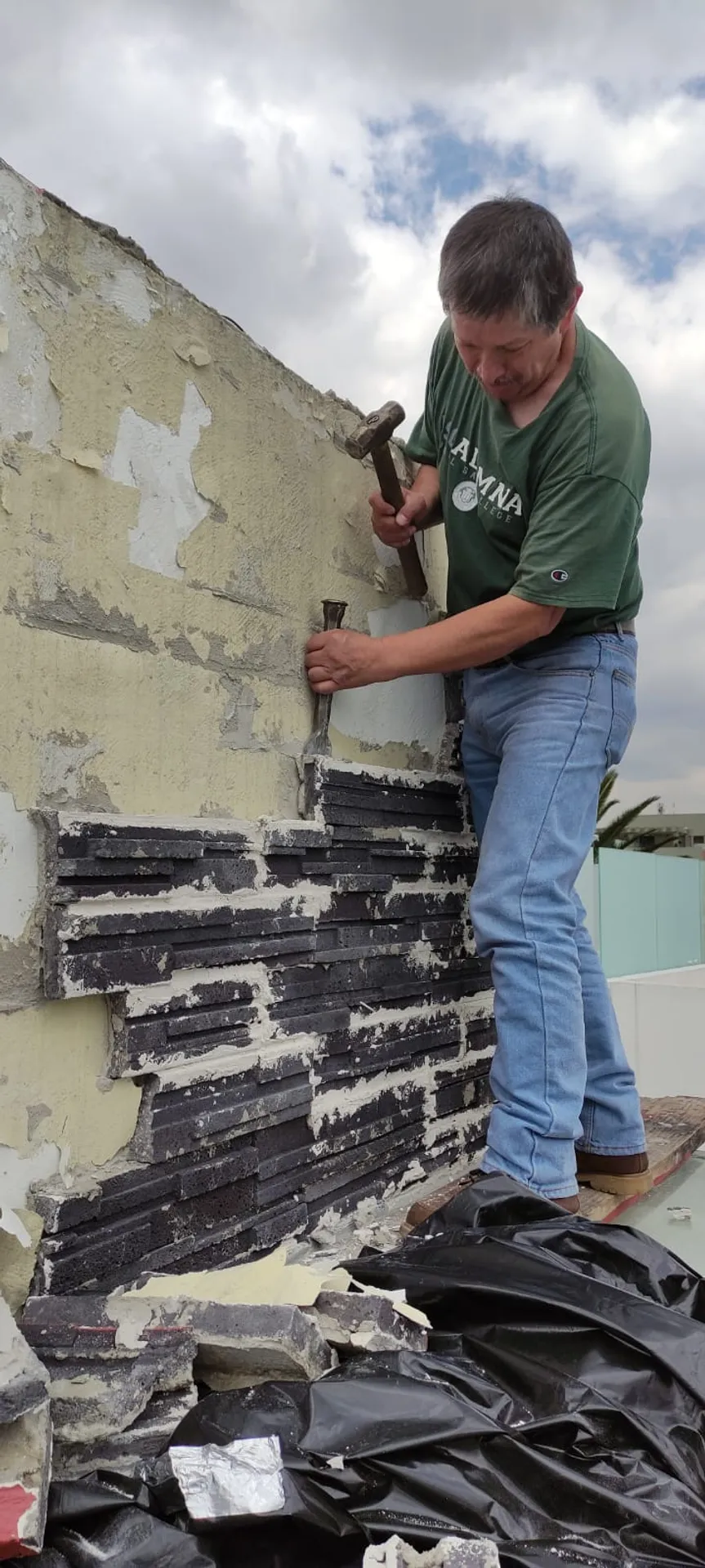 Remoción de pared previa
